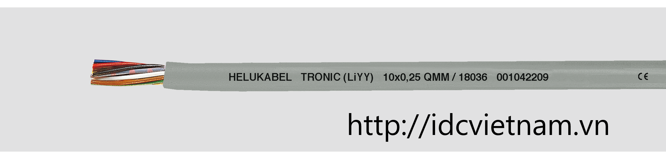 Helukabel TRONIC( LiYY) 2x0,14mm2 GY (18001)